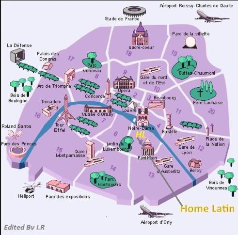 Home Latin Париж Экстерьер фото